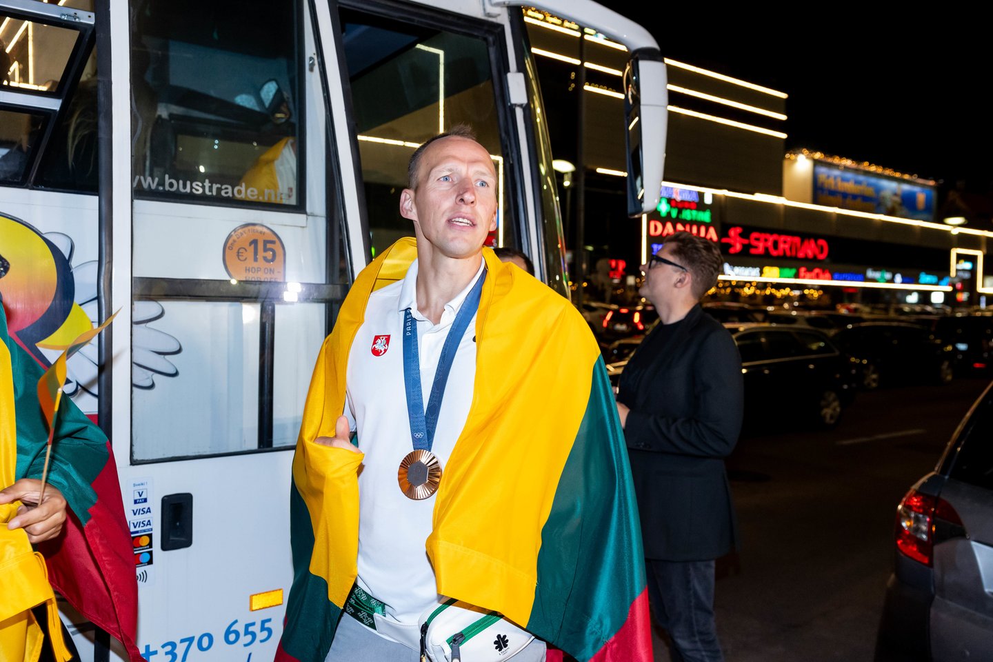 Lietuvos trijulių rinktinė iškilmingai sutikta Vilniuje <br>T. Bauro nuotr.
