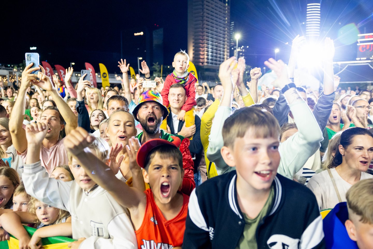 Lietuvos trijulių rinktinė iškilmingai sutikta Vilniuje <br>T. Bauro nuotr.