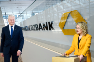 Į Lietuvą ketina žengti Vokietijos bankas – su delegacija jau bendravo A. Armonaitė, priėmė ir G. Nausėda