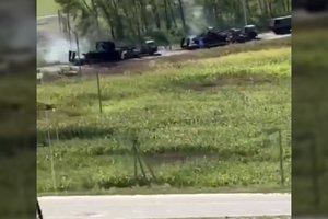 Rusai apsidžiaugė Kurske sunaikintais Ukrainos tankais. Realybė pasirodė esanti kiek kitokia