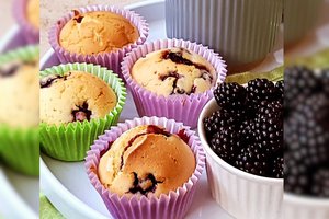 Paprastas keksiukų su gervuogėmis receptas: gyvenimas per trumpas atsisakyti tokio deserto