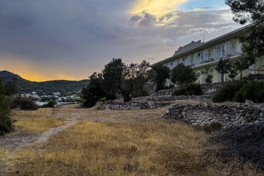 Graikijai priklausančioje saloje esanti Landsbergių vila ir salos vaizdai.<br>V.Ščiavinsko nuotr.