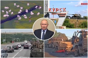 Sumaištis Kurske – skaudus antausis V. Putinui: godus okupantų planas atsisuko bumerangu