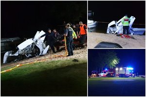 Tauragės r. į tvenkinį įkrito dvivietis lėktuvas – keleivė išgelbėta, pilotas dingo