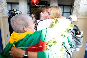 Su bronza į Lietuvą anksčiau laiko grįžusi V. Senkutė: „Nežinau, ar dar ištverčiau“