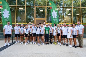 Olimpiniame kaimelyje Lietuvos sportininkus aplankė premjerė I. Šimonytė