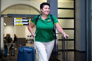 Puikios nuotaikos iš Paryžiaus grįžusi D. Gudzinevičiūtė: „Netikėkite melagienomis“