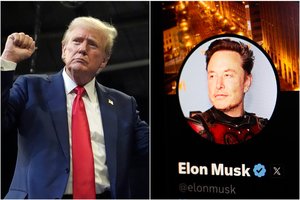 Įvyko chaotiškas E. Musko interviu su D. Trumpu: neigė klimato kaitą ir kalbėjo apie „zombių apokalipsę“