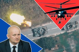 Įvertino atsipirkusią Kijevo riziką ir V. Putino desperaciją: ukrainiečiai dar ilgai šeimininkaus Rusijos teritorijoje