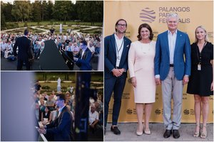 Palangos parko festivalio atidaryme – ir G. Nausėda su D. Nausėdiene: sužavėjo elegantišku įvaizdžiu