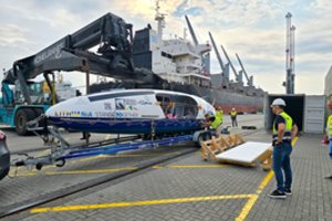 Plaukimas per vandenyną sparčiai artėja: Aurimas Mockus išlydėjo savo valtį į JAV