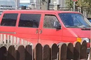 Pribloškiantis vaizdas Kaune: bičių spiečius savo aviliu pavertė automobilį