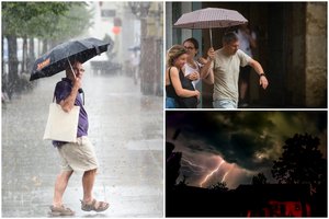 Sinoptikai: daug kur – smarkus lietus su perkūnija, tačiau pokyčiai – jau netrukus