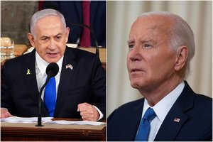 J. Bidenas ir B. Netanyahu kalbėjosi telefonu