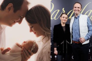 Asta ir Saulius Nalivaikos parodė pirmagimę: „Nuostabiausia gyvenimo kelionė“