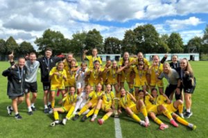 Trečią kartą laimėjusi U15 futbolo rinktinė tapo Baltijos turnyro nugalėtojomis