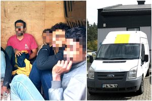 Būrį migrantų į Vakarus gabenę ir Prienų r. įkliuvę trys ukrainiečiai suimti trims mėnesiams