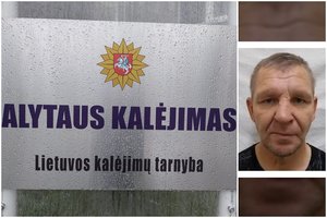 Po mėnesį trukusių slėpynių Klaipėdoje sučiuptas Alytaus kalėjimo bėglys