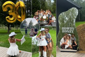 A. Povilaitytė sukvietė draugus į laukinį 30-mečio vakarėlį: kaubojai ir gimtadienio skrydis straigtasparniu