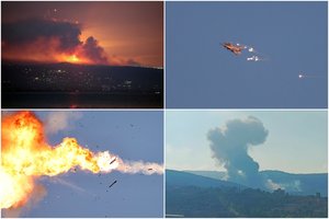 Iš Izraelio – staigus atsakas į masinę „Hezbollah“ ataką: smogė tūkstančiams taikinių Libane