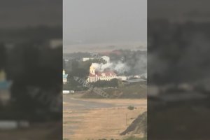 Odesoje žaibas trenkė į Maskvos patriarchato cerkvę