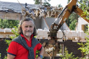 Vilniaus rajone griaunamas milijonieriaus A. Boso namas