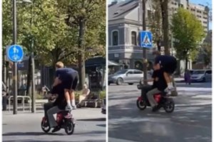 Kauniečiai imasi už galvų – jaunimas demonstruoja siaubingus „triukus“