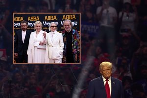 Popmuzikos grupė ABBA nurodė D. Trumpui negroti jų dainų savo rinkiminiuose mitinguose