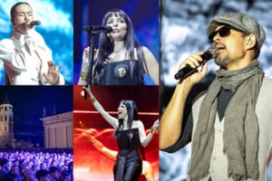 Katedros aikštėje nuaidėjo „Sostinės dienų“ koncertai: minią užvaldė „Daddy Was A Milkman“ ir Monika Liu