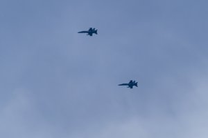 Praėjusią savaitę NATO naikintuvai penkis kartus kilo lydėti Rusijos orlaivių