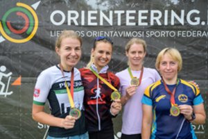 Kaune – orientavimosi kalnų dviračiais čempionatas: nugalėti nesutrukdė net lūžusi ranka