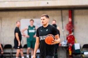 LKL titulą norintis susigrąžinti „Žalgirio“ kapitonas: „Rungtynių metu žais tie, kurie tą dieną atrodys geriausiai“