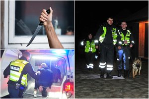 Po šiurpios žmogžudystės Jurbarko rajone – naujos detalės: įtariamieji paaugliai rasti kruvini, pensininkui peiliu smogta dešimtis kartų