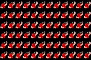 Kuris obuolys su kirmėle skiriasi nuo kitų? Raskite per 9 sekundes!