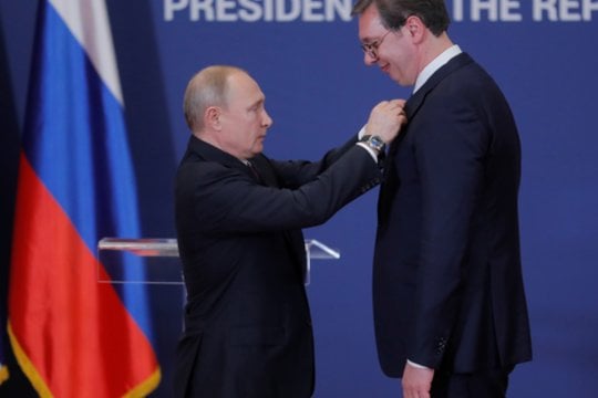 V. Putinas ir A. Vučičius.