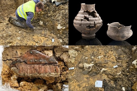  Archeologai Vokietijoje aptiko 1700 metų senumo kapą, kuriame palaidotas Romos imperijos pakraštyje gyvenęs „barbaras“ su vertingomis įkapėmis.