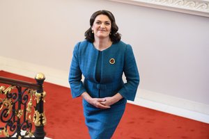 D. Nausėdienė atsisveikino su kadenciją baigiančiu Jungtinės Karalystės ambasadoriumi