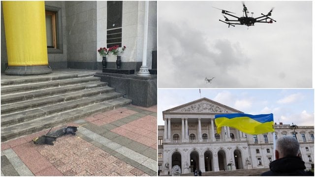 Rusijos dronų ataka: Ukrainos gynyba neutralizavo 58 iš 67 paleistų dronų