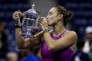 A. Sabalenka neturėjo sau lygių „US Open“ turnyre