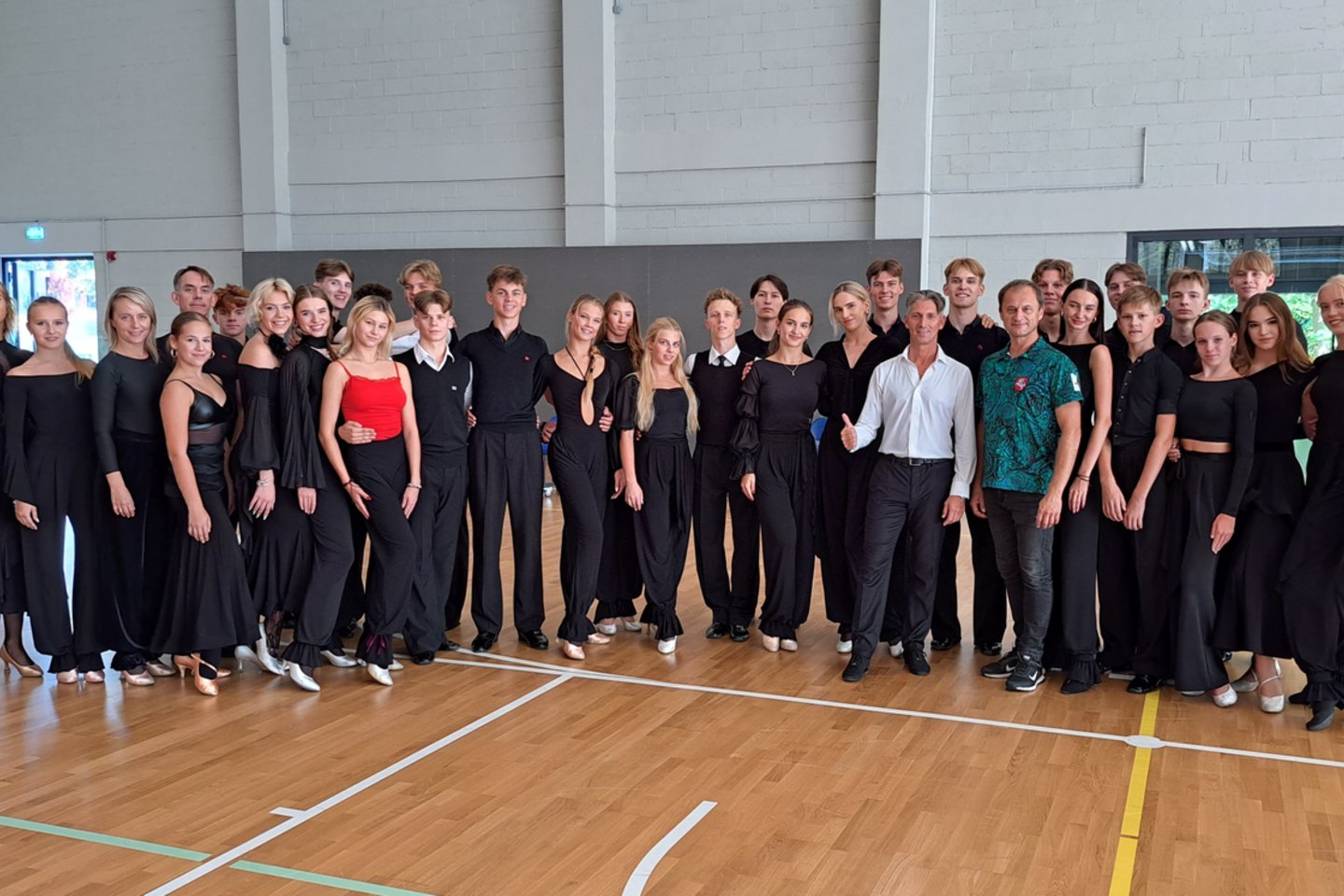 Savaitgalį Birštone, naujajame kurorto sporto centre vyko nacionalinės Lietuvos sportinių šokių rinktinės treniruočių stovykla. <br> LSŠF nuotr.