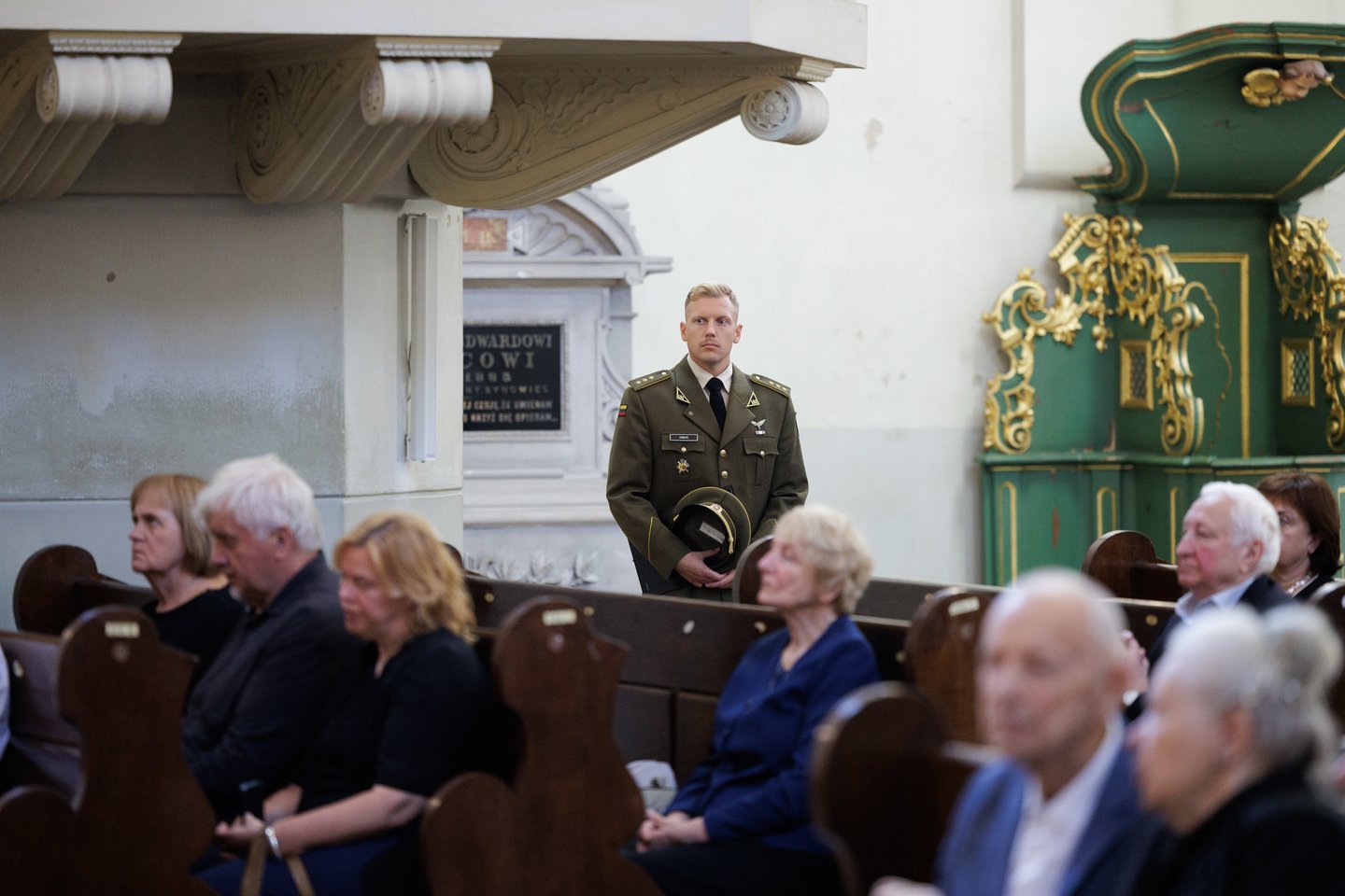  Lietuvos Nepriklausomybės Akto signataro, ekonomisto Vlado Terlecko laidotuvės.<br> V.Skaraičio nuotr.