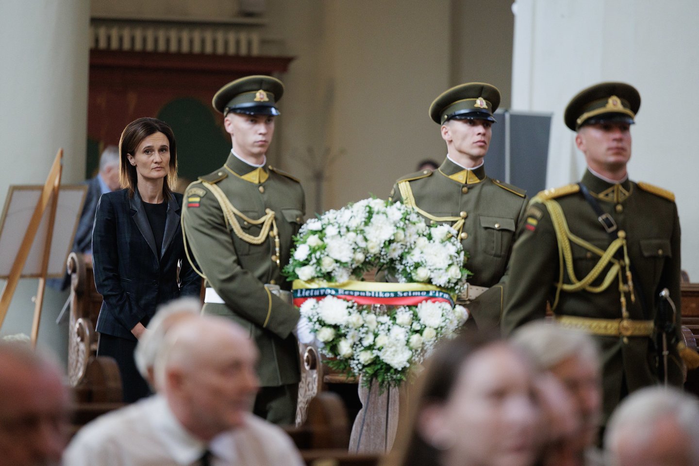  Lietuvos Nepriklausomybės Akto signataro, ekonomisto Vlado Terlecko laidotuvės.<br> V.Skaraičio nuotr.