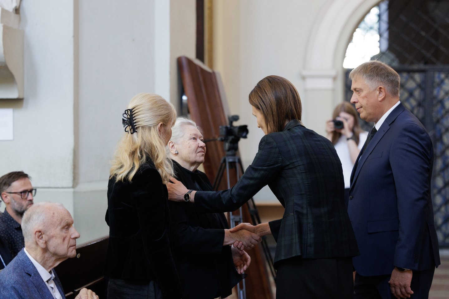  Lietuvos Nepriklausomybės Akto signataro, ekonomisto Vlado Terlecko laidotuvės.<br> V.Skaraičio nuotr.