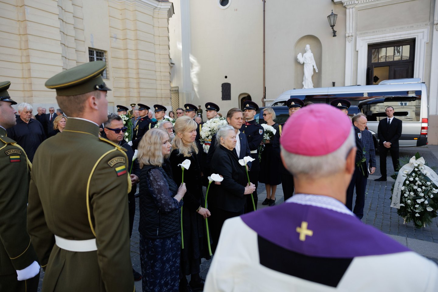  Lietuvos Nepriklausomybės Akto signataro, ekonomisto Vlado Terlecko laidotuvės.<br> V.Skaraičio nuotr.