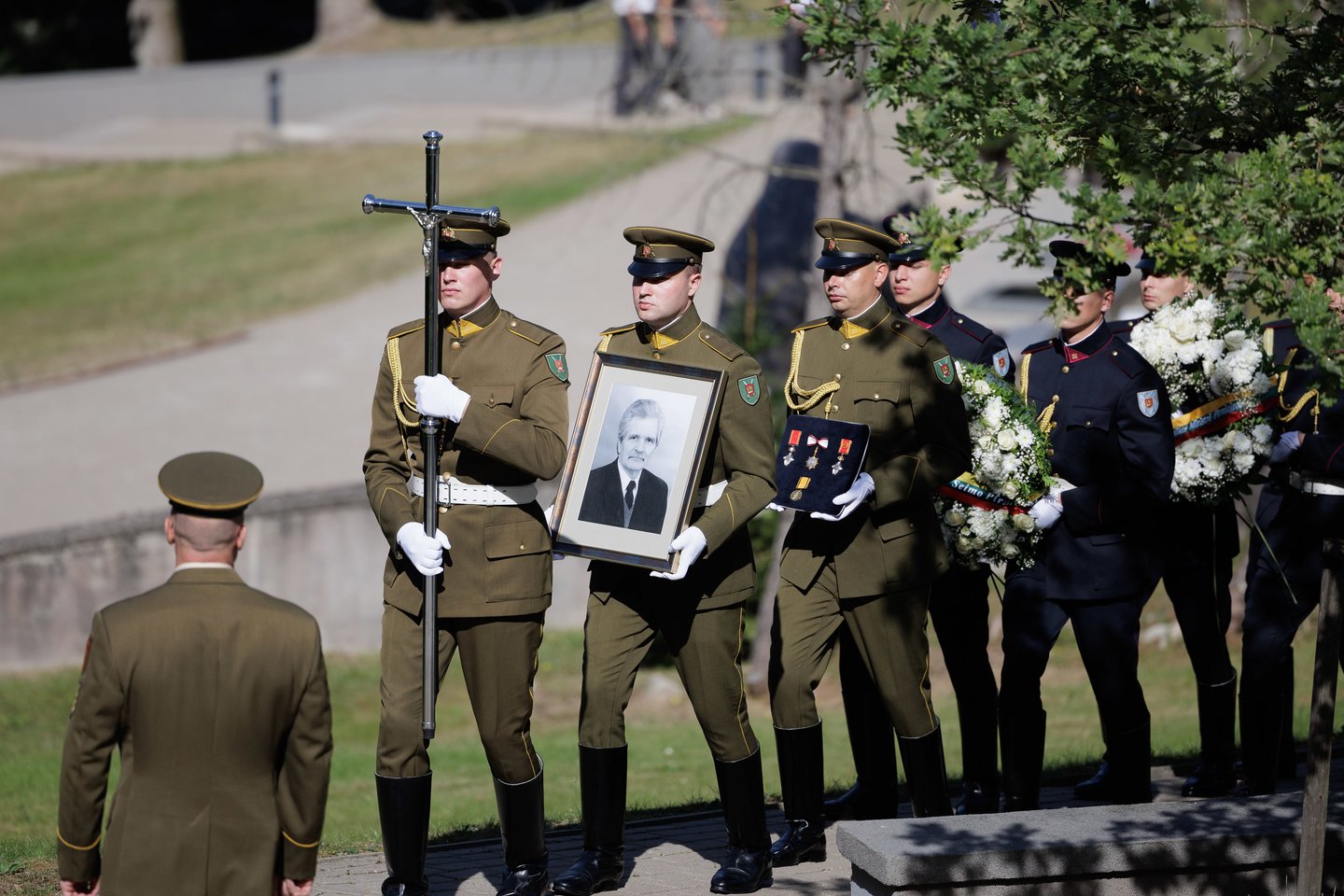  Lietuvos Nepriklausomybės Akto signataro, ekonomisto Vlado Terlecko laidotuvės.<br> V.Skaraičio nuotr.