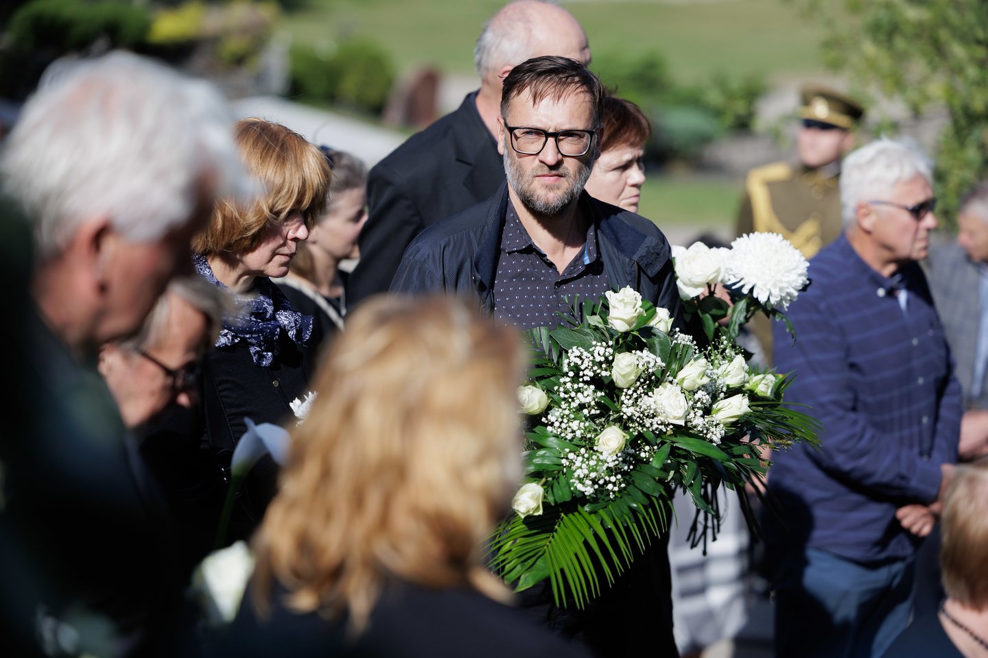  Lietuvos Nepriklausomybės Akto signataro, ekonomisto Vlado Terlecko laidotuvės.<br> V.Skaraičio nuotr.