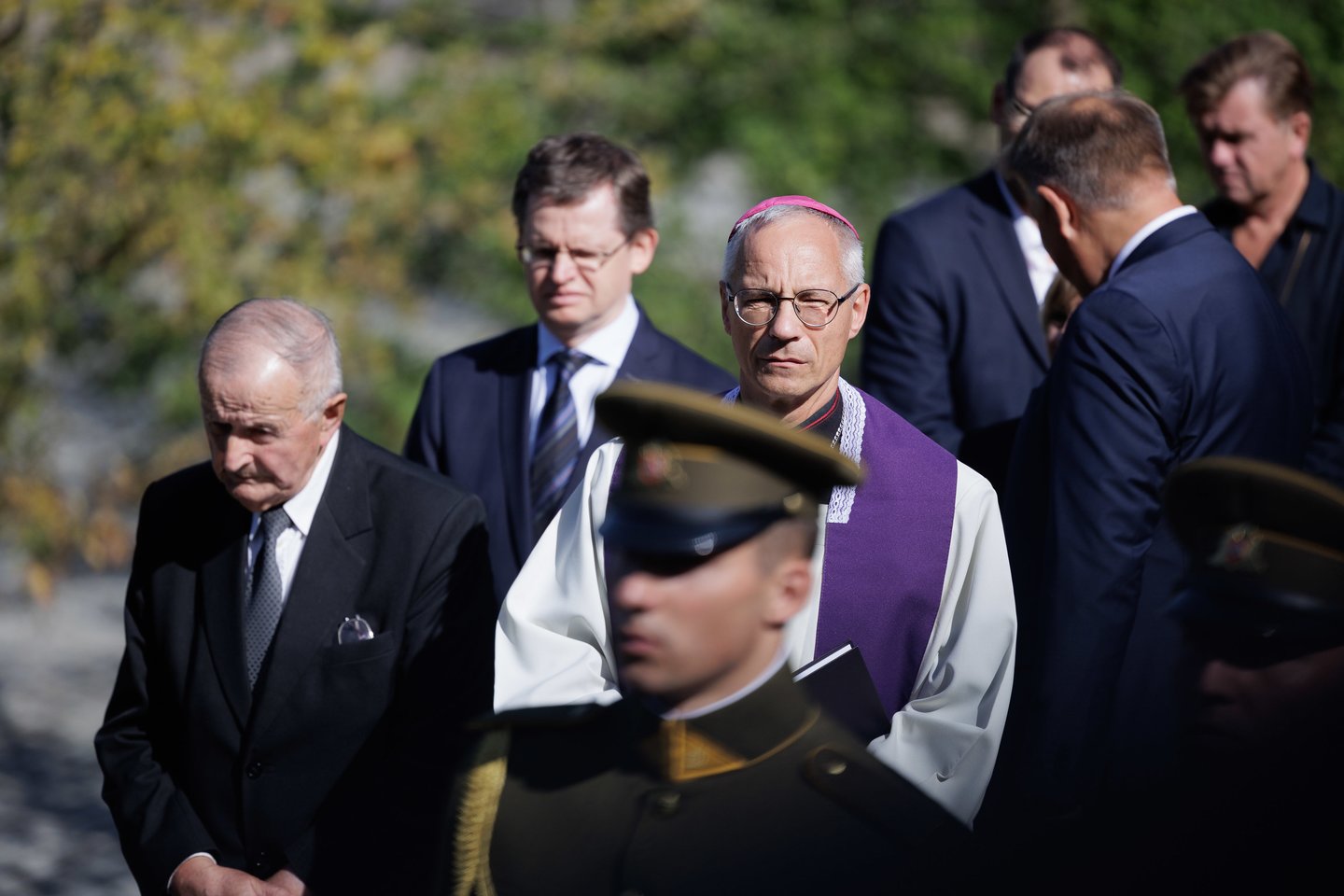  Lietuvos Nepriklausomybės Akto signataro, ekonomisto Vlado Terlecko laidotuvės.<br> V.Skaraičio nuotr.
