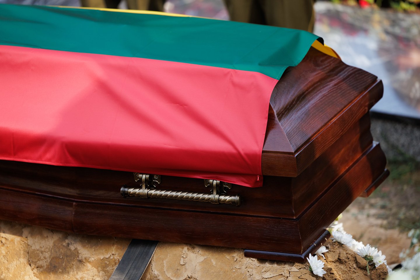  Lietuvos Nepriklausomybės Akto signataro, ekonomisto Vlado Terlecko laidotuvės.<br> V.Skaraičio nuotr.