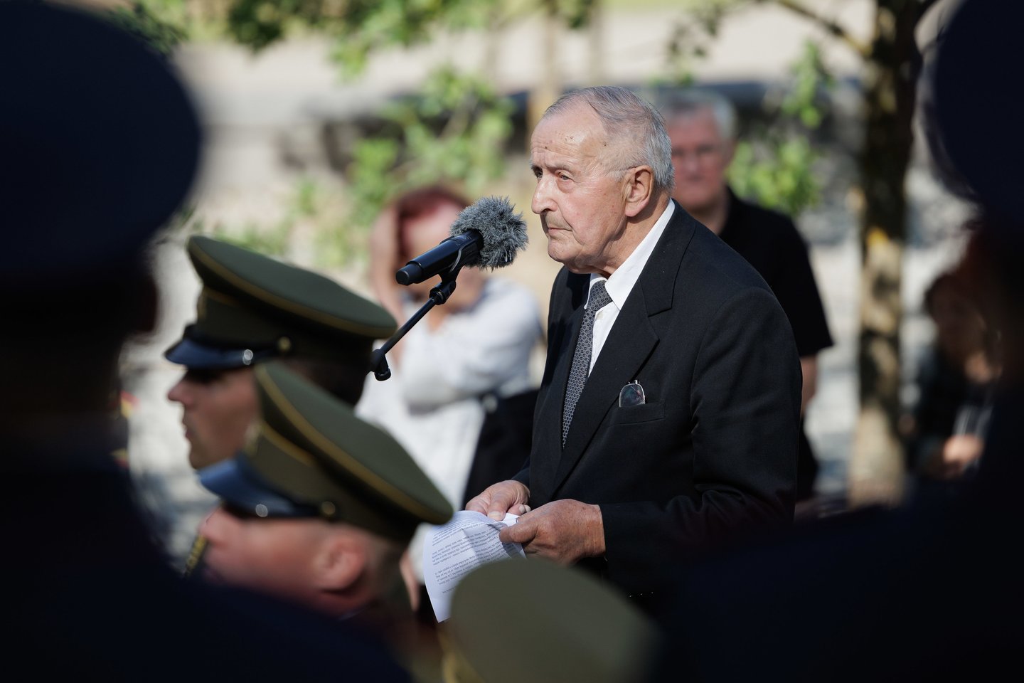  Lietuvos Nepriklausomybės Akto signataro, ekonomisto Vlado Terlecko laidotuvės.<br> V.Skaraičio nuotr.