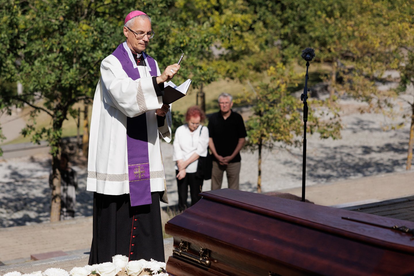  Lietuvos Nepriklausomybės Akto signataro, ekonomisto Vlado Terlecko laidotuvės.<br> V.Skaraičio nuotr.